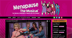 Desktop Screenshot of menopausethemusical.com
